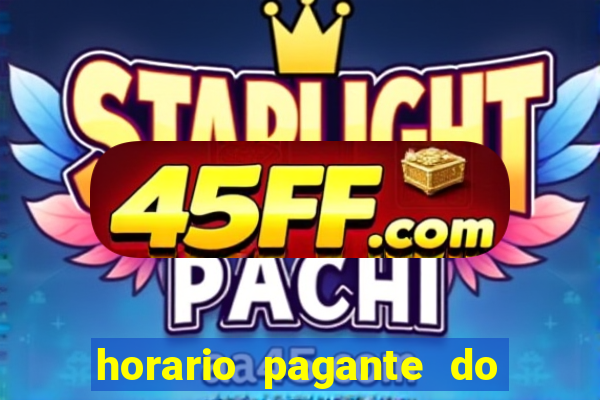 horario pagante do coelho fortune